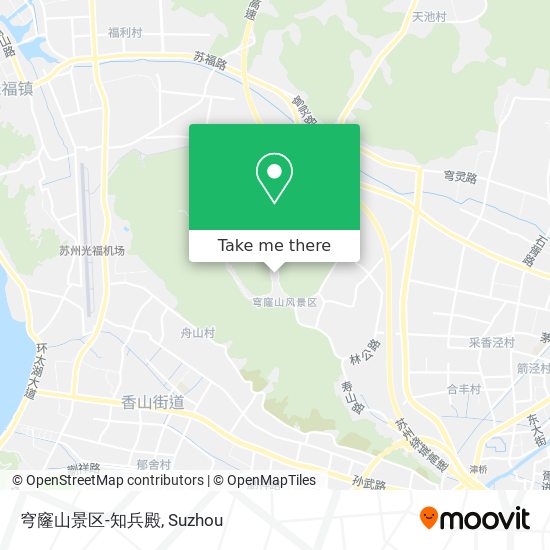 穹窿山景区-知兵殿 map