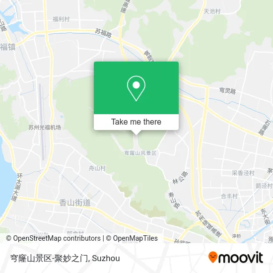 穹窿山景区-聚妙之门 map