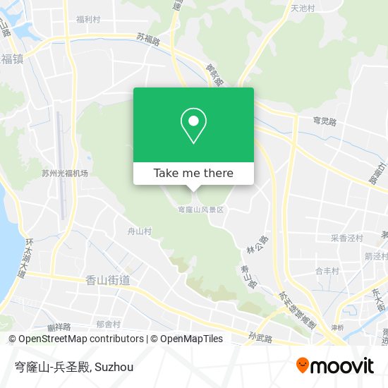穹窿山-兵圣殿 map