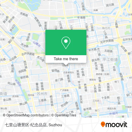 七里山塘景区-纪念品店 map