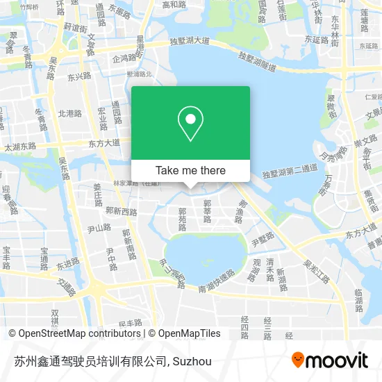 苏州鑫通驾驶员培训有限公司 map