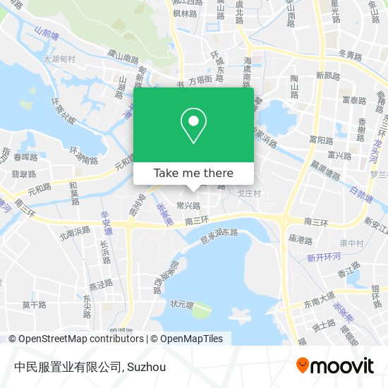 中民服置业有限公司 map