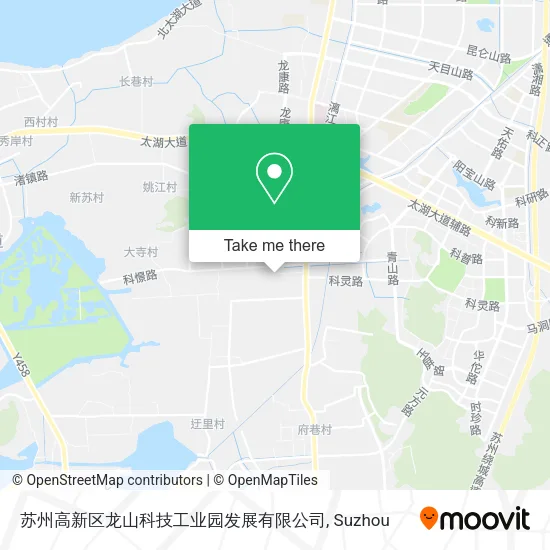 苏州高新区龙山科技工业园发展有限公司 map