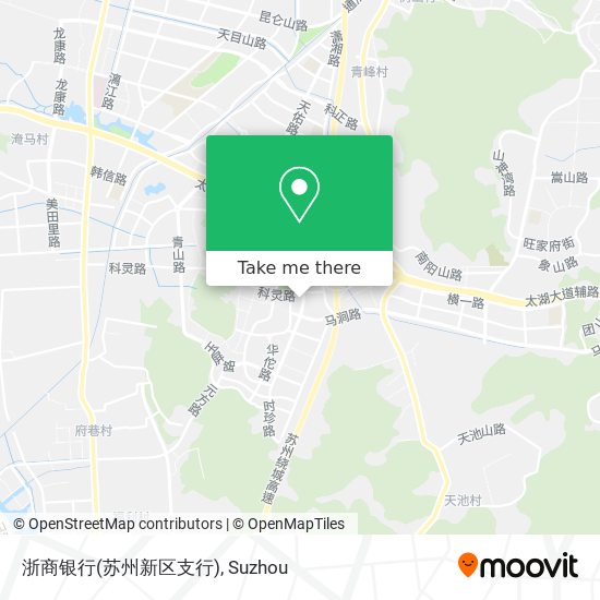 浙商银行(苏州新区支行) map