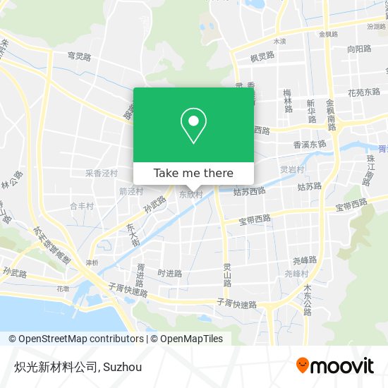 炽光新材料公司 map