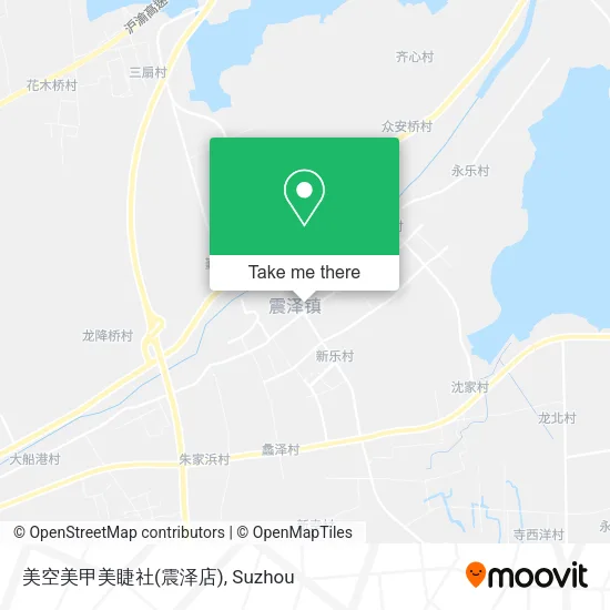 美空美甲美睫社(震泽店) map