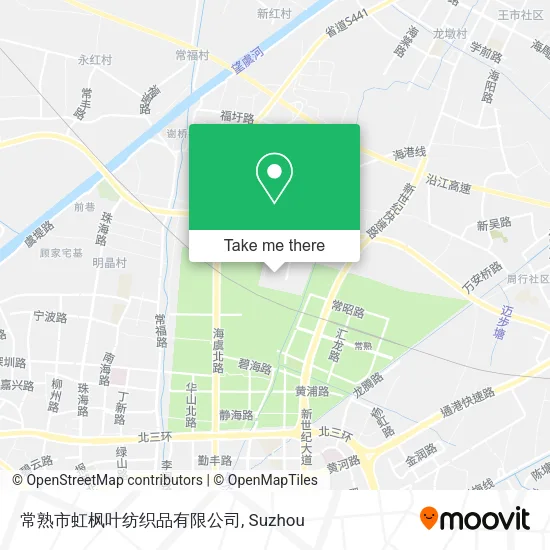 常熟市虹枫叶纺织品有限公司 map