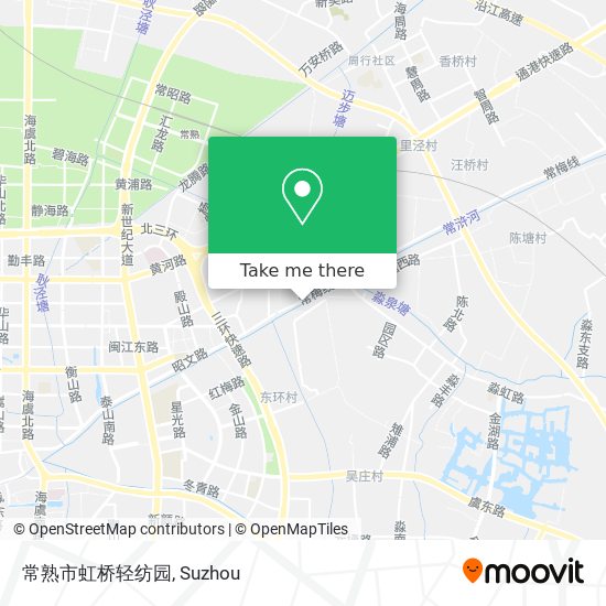 常熟市虹桥轻纺园 map