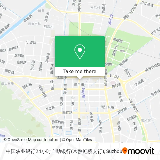 中国农业银行24小时自助银行(常熟虹桥支行) map