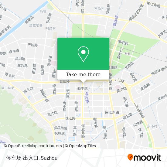 停车场-出入口 map