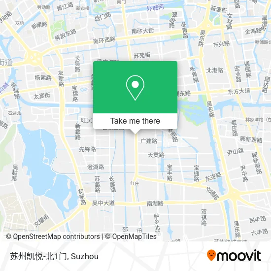 苏州凯悦-北1门 map