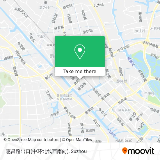 惠昌路出口(中环北线西南向) map