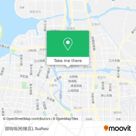 甜啦啦(松陵店) map