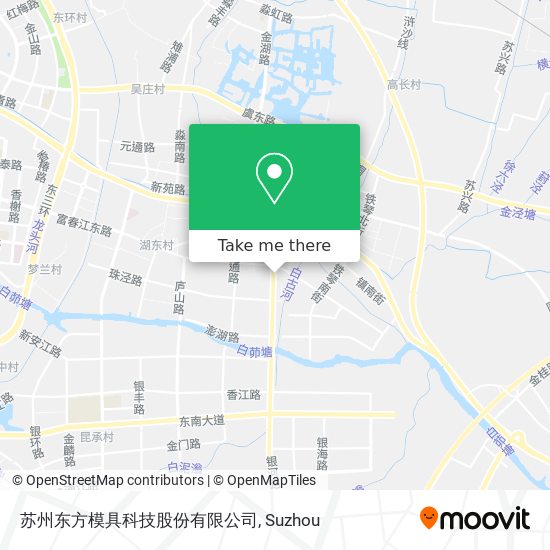苏州东方模具科技股份有限公司 map