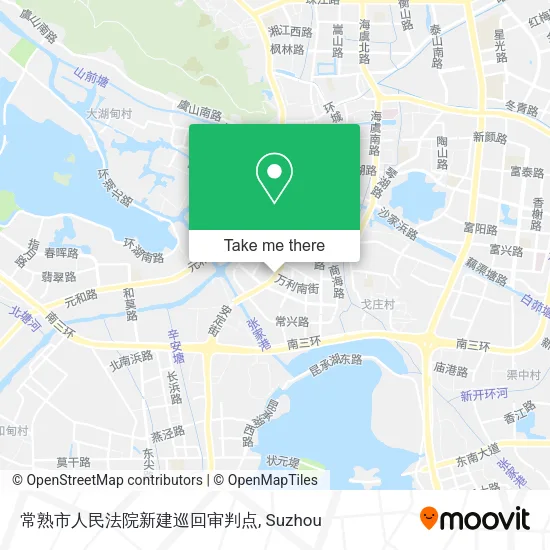 常熟市人民法院新建巡回审判点 map