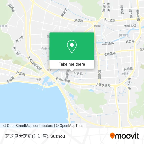 药芝灵大药房(时进店) map