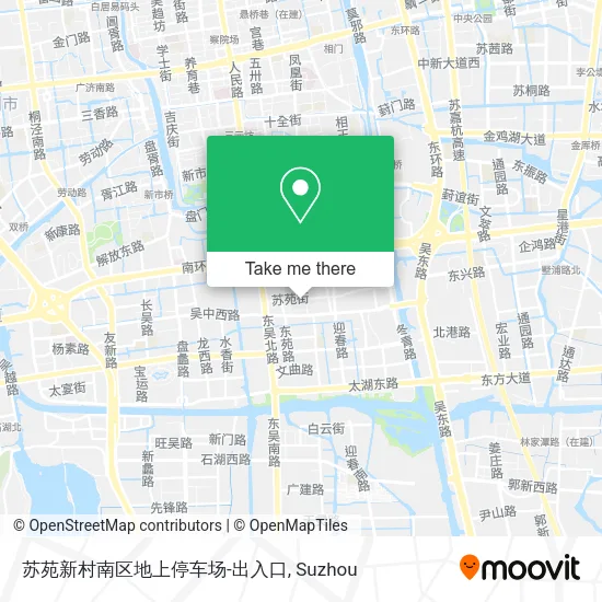 苏苑新村南区地上停车场-出入口 map