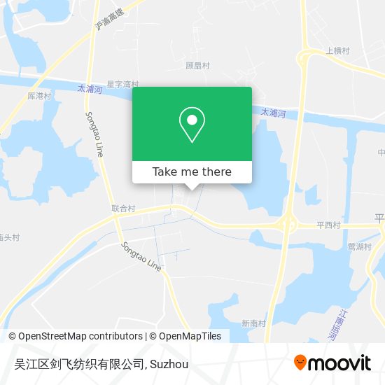 吴江区剑飞纺织有限公司 map