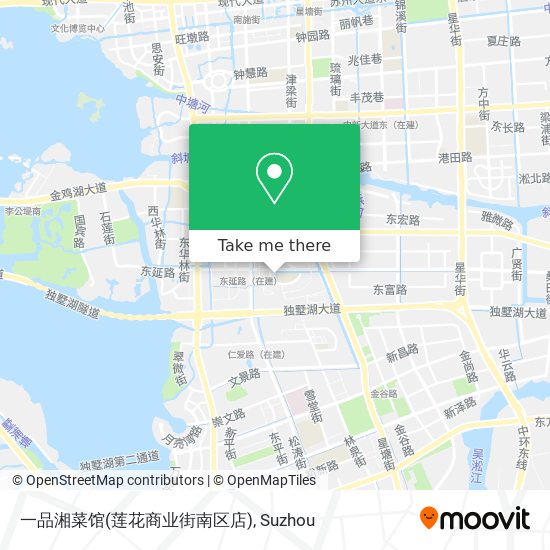 一品湘菜馆(莲花商业街南区店) map