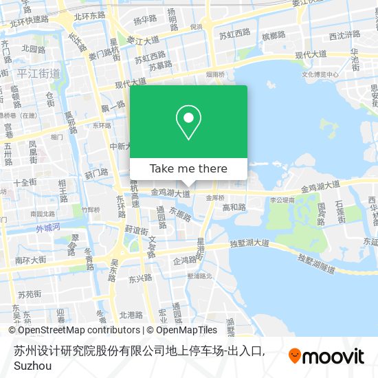 苏州设计研究院股份有限公司地上停车场-出入口 map