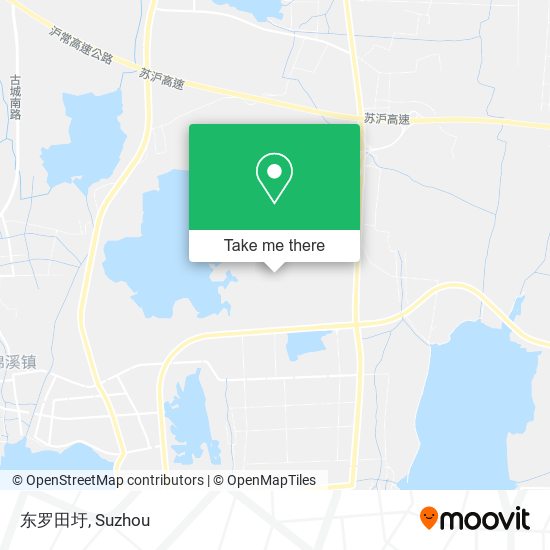 东罗田圩 map