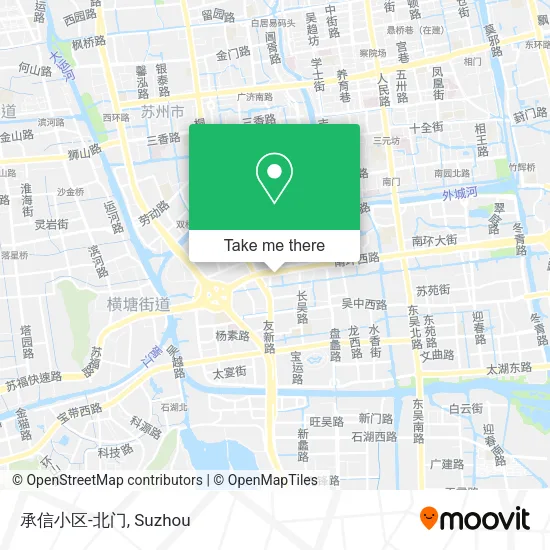 承信小区-北门 map