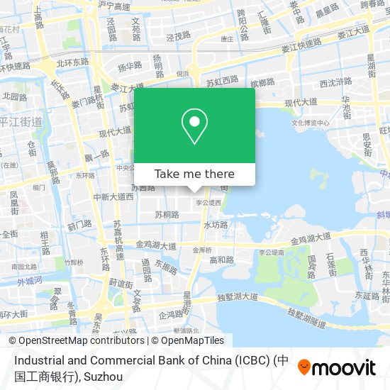 Industrial and Commercial Bank of China (ICBC) (中国工商银行) map