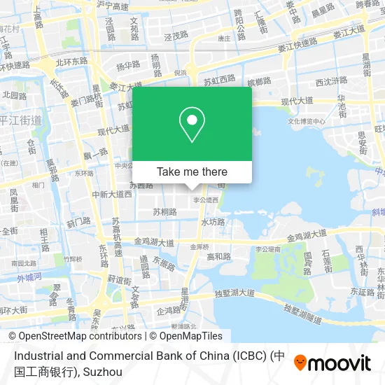 Industrial and Commercial Bank of China (ICBC) (中国工商银行) map
