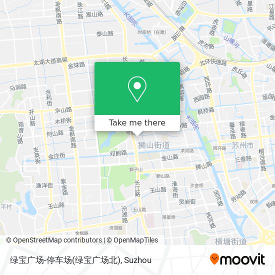绿宝广场-停车场(绿宝广场北) map