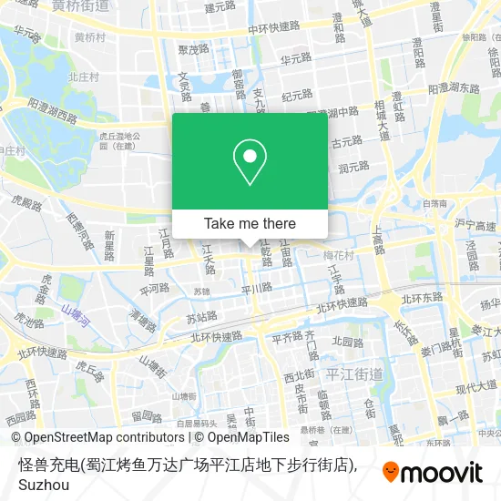 怪兽充电(蜀江烤鱼万达广场平江店地下步行街店) map