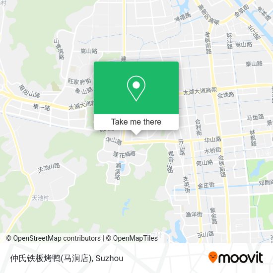 仲氏铁板烤鸭(马涧店) map