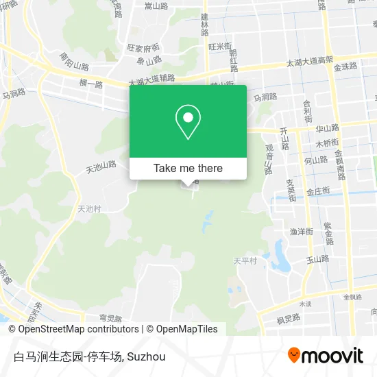 白马涧生态园-停车场 map