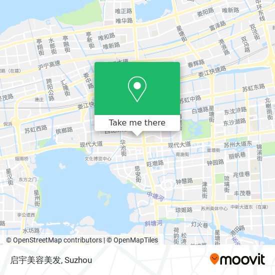 启宇美容美发 map