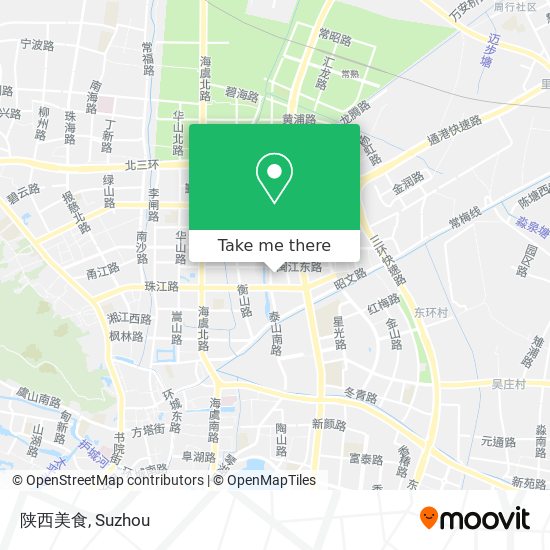 陕西美食 map