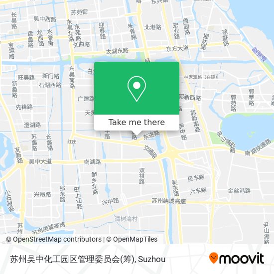 苏州吴中化工园区管理委员会(筹) map