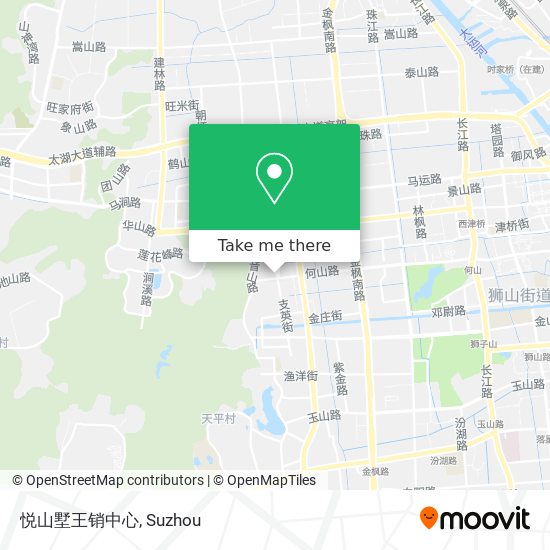 悦山墅王销中心 map