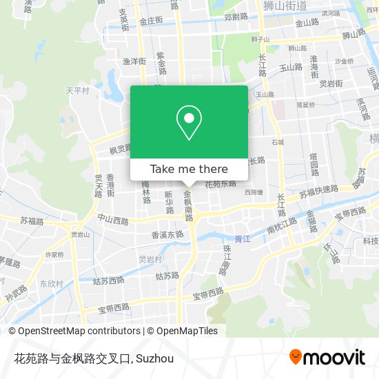 花苑路与金枫路交叉口 map
