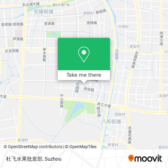 杜飞水果批发部 map