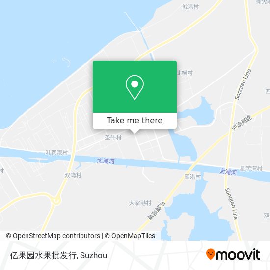 亿果园水果批发行 map