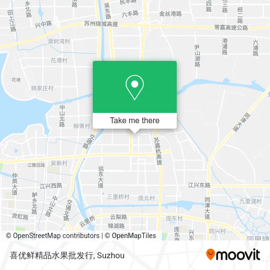 喜优鲜精品水果批发行 map