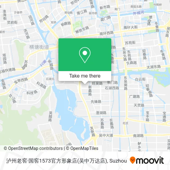 泸州老窖·国窖1573官方形象店(吴中万达店) map