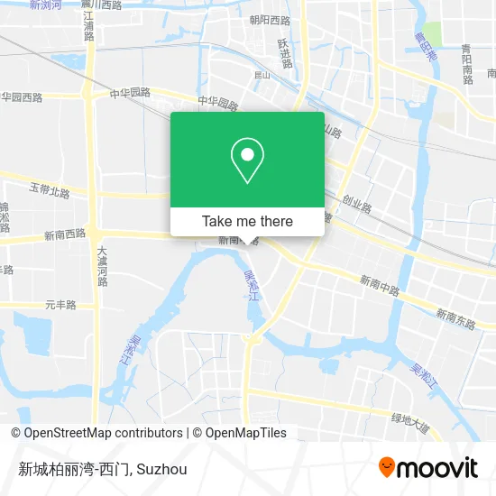 新城柏丽湾-西门 map