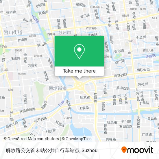 解放路公交首末站公共自行车站点 map