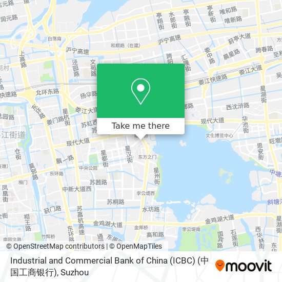 Industrial and Commercial Bank of China (ICBC) (中国工商银行) map