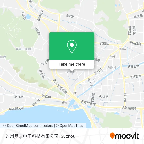 苏州鼎政电子科技有限公司 map