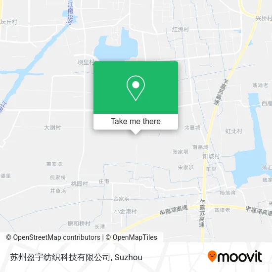 苏州盈宇纺织科技有限公司 map