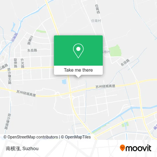 南横涨 map