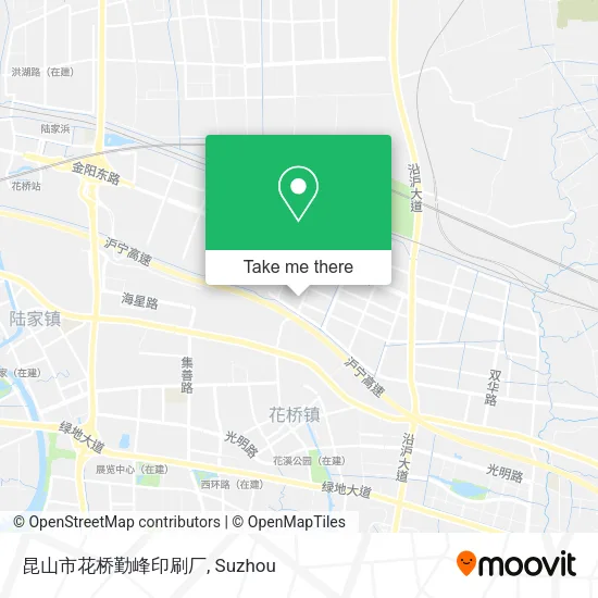 昆山市花桥勤峰印刷厂 map