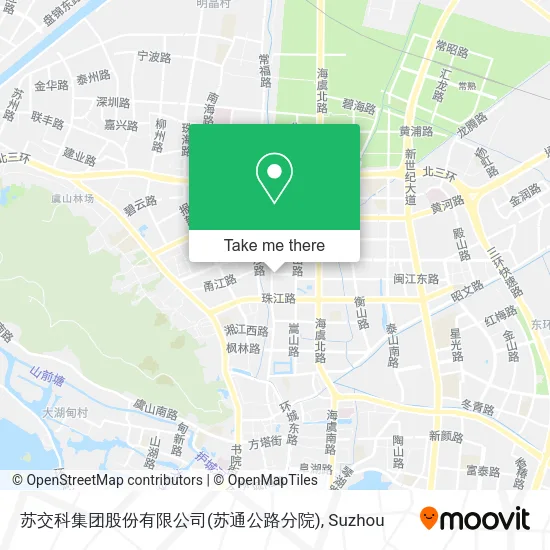 苏交科集团股份有限公司(苏通公路分院) map