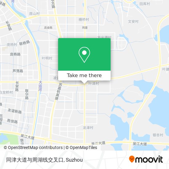 同津大道与周湖线交叉口 map